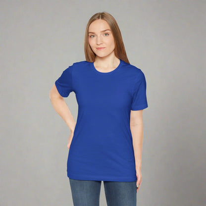 Womens Royal Blue T Shirts Premium Casual Short Sleeve Shirts Oversized Tops