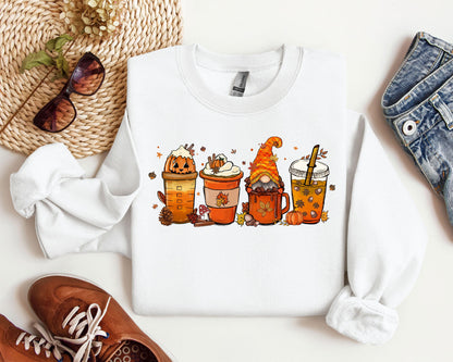 Fall Coffee Pumpkin Spice Women Sweatshirt