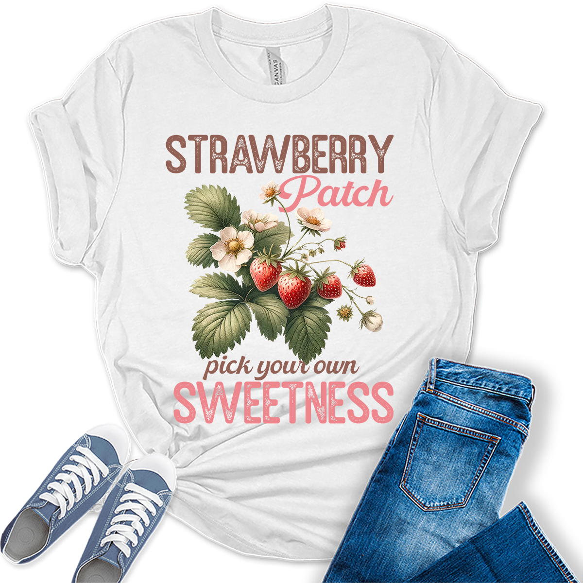 Strawberry Shirt Fruit Aesthetic Cute Graphic Tees For Women