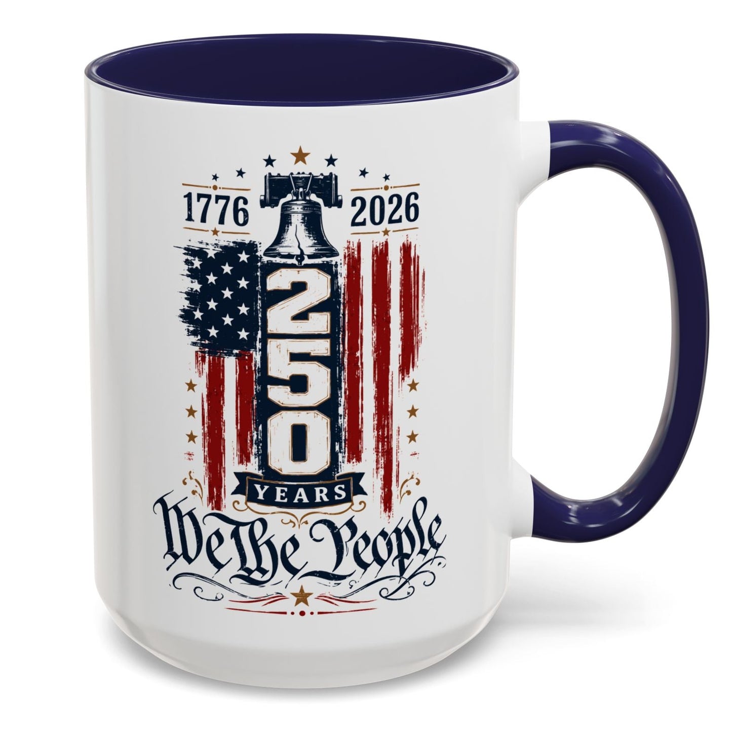 Commemorative 250th Patriotic Gift Accent Coffee Mug