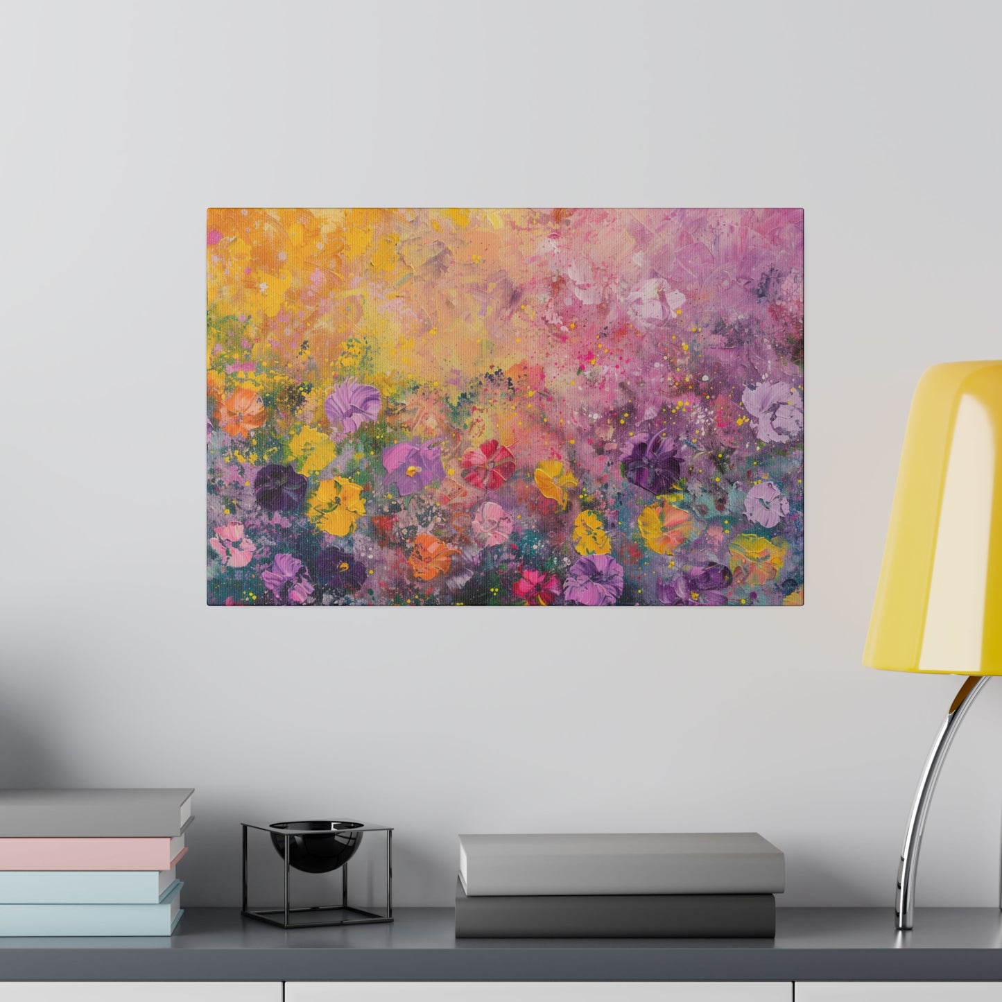 Floral Abstract Picture Canvas Print Wall Painting Modern Artwork Canvas Wall Art for Living Room Home Office Décor