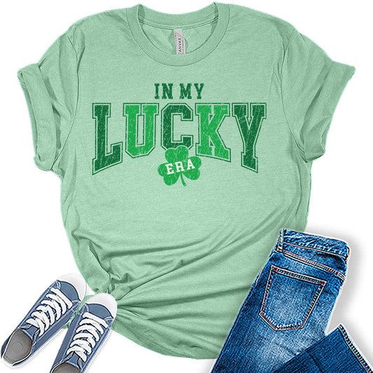 In My Lucky ERA St. Patrick's Day Shirt For Women