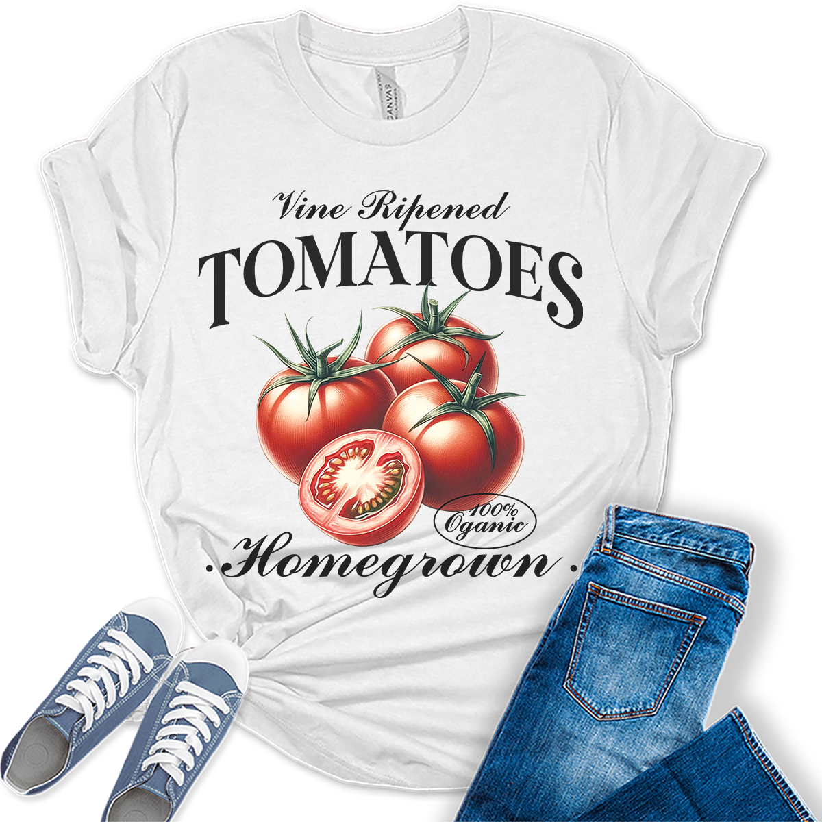 Tomatoes Shirt Fruit Aesthetic Cute Graphic Tees For Women