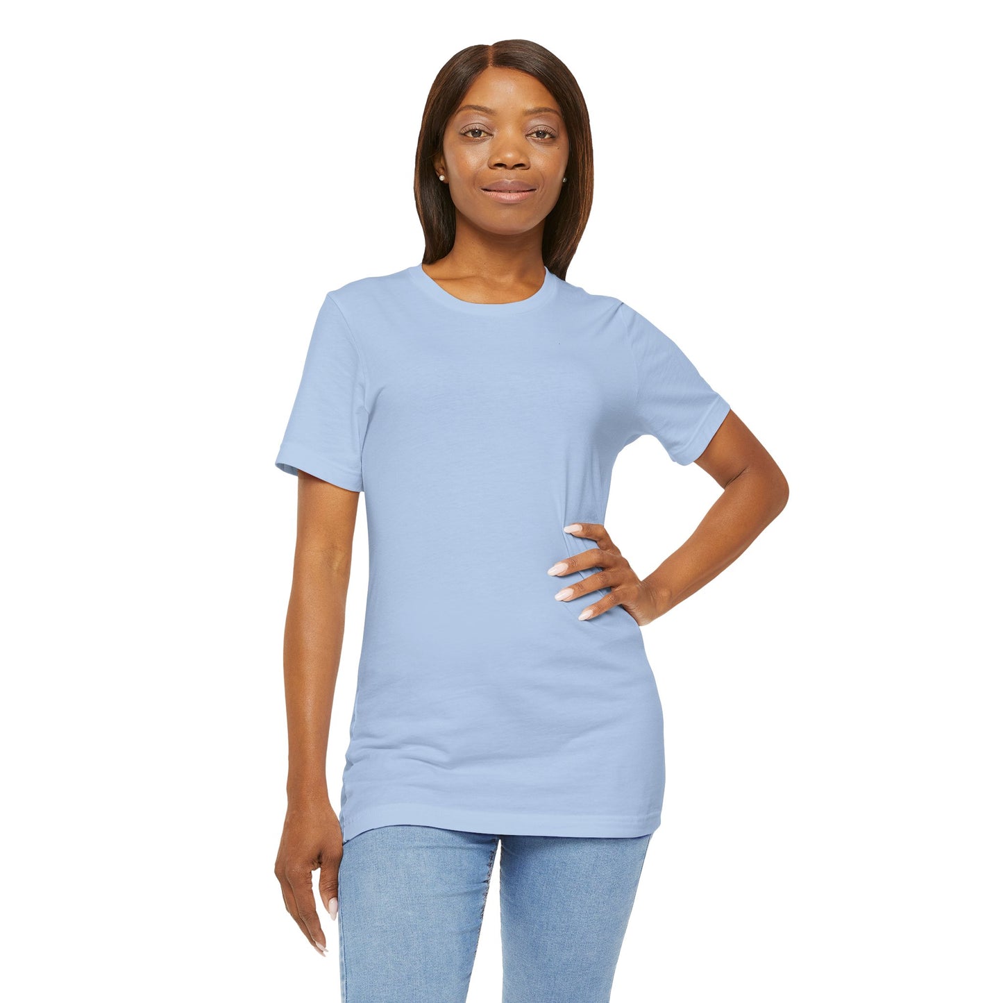 Womens Baby Blue T Shirts Premium Casual Short Sleeve Shirts Oversized Tops