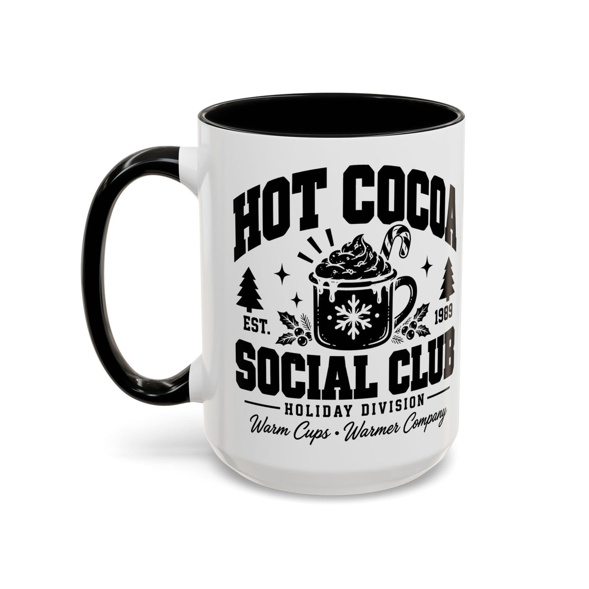 Hot Cocoa Social Club Holiday Division Gift Accent Coffee Mug