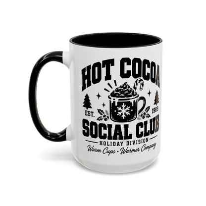 Hot Cocoa Social Club Holiday Division Gift Accent Coffee Mug