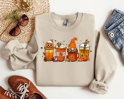 Fall Coffee Pumpkin Spice Women Sweatshirt