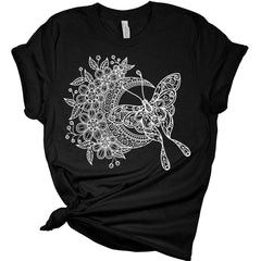 Women's Mandala Butterfly Shirt