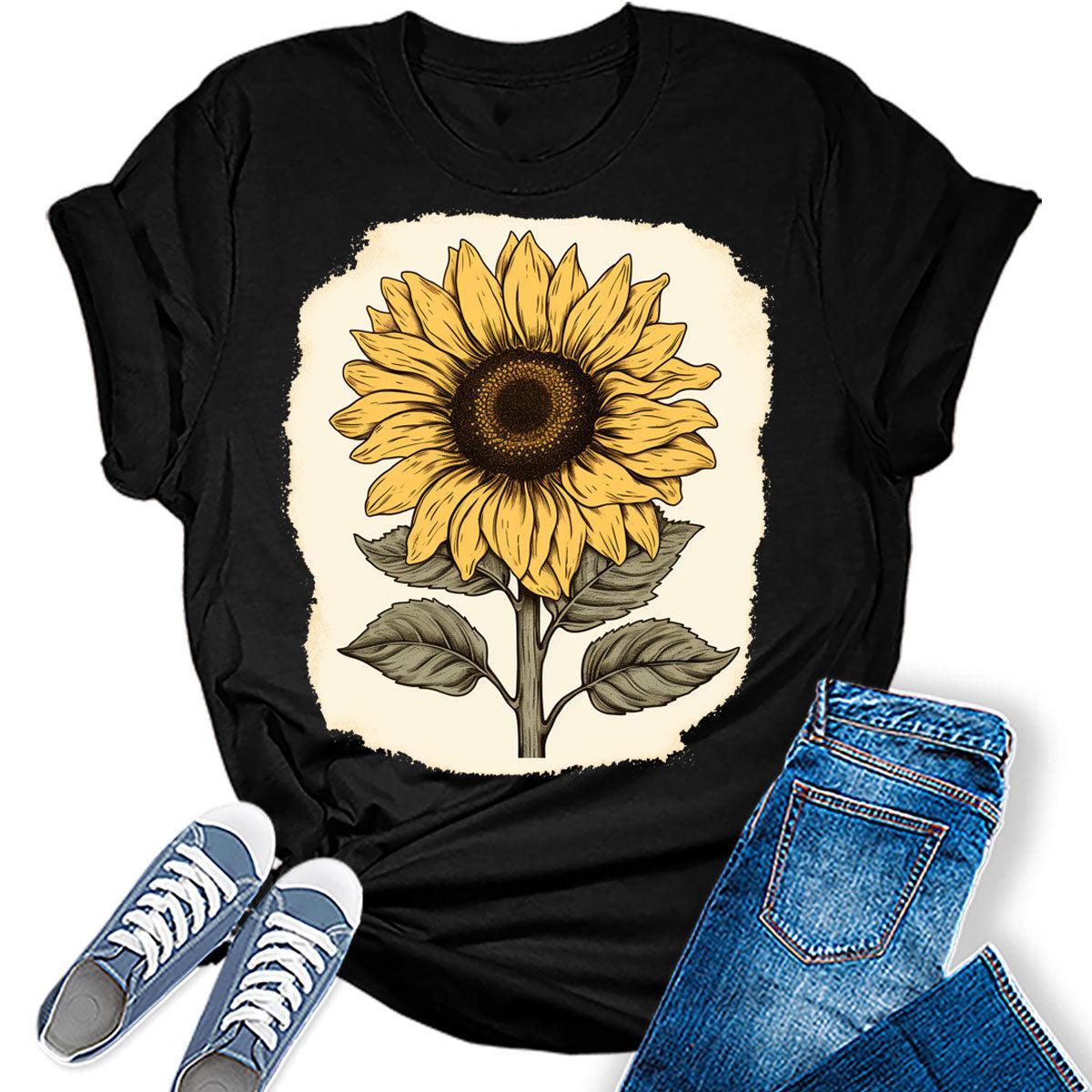 Womens Vintage Sunflower Shirts