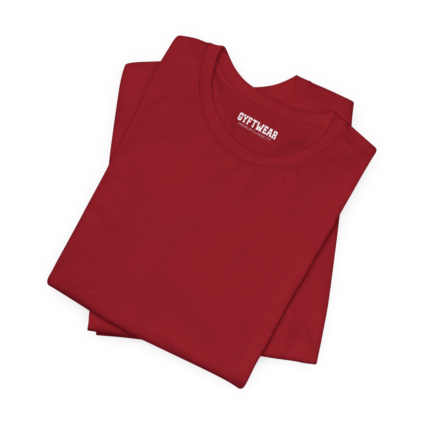 Men's Canvas Red T Shirts Premium Casual Short Sleeve Classic Fit Crew Neck Shirts