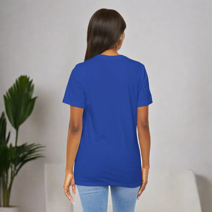 Womens Royal Blue T Shirts Premium Casual Short Sleeve Shirts Oversized Tops