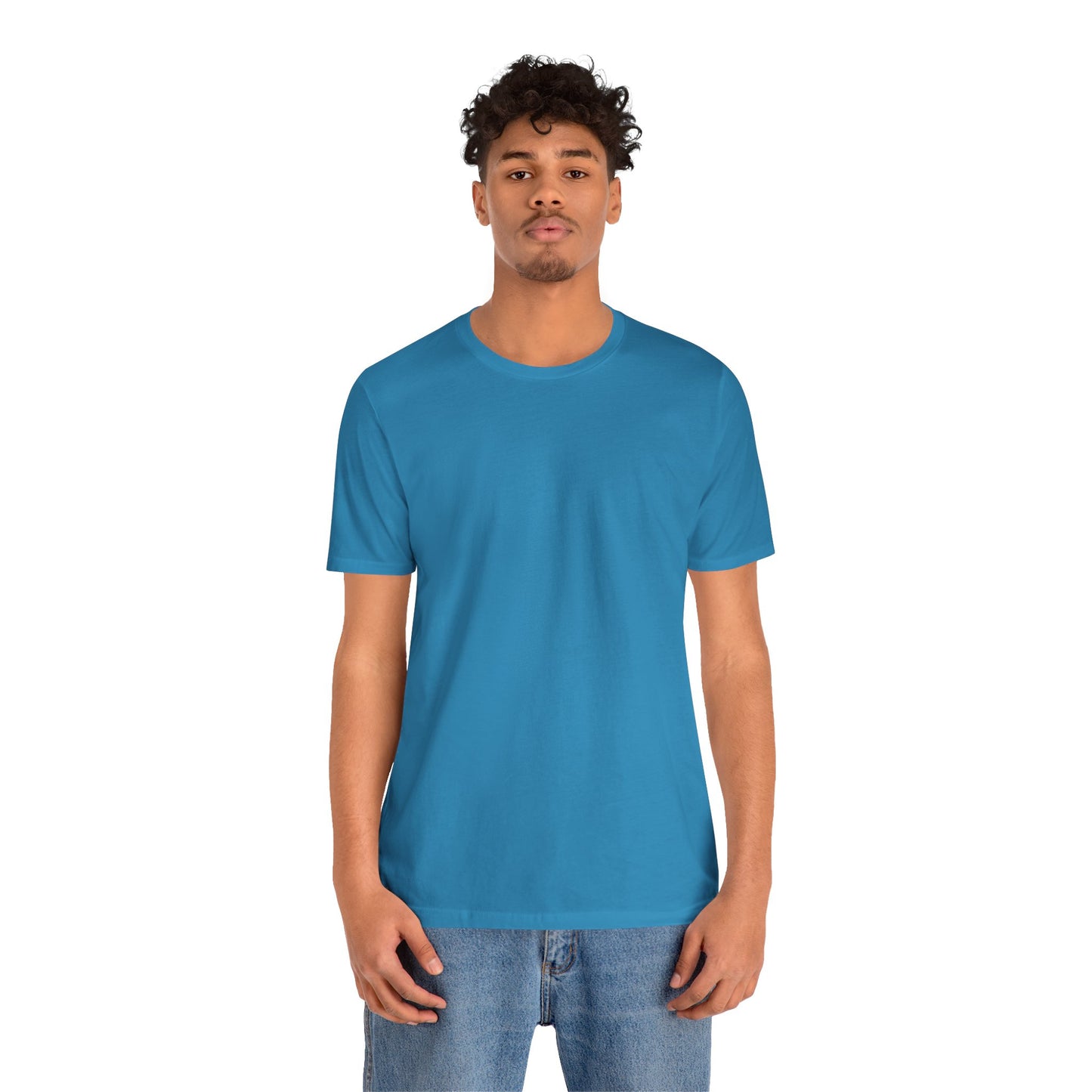 Men's Aqua T Shirts Premium Casual Short Sleeve Classic Fit Crew Neck Shirts