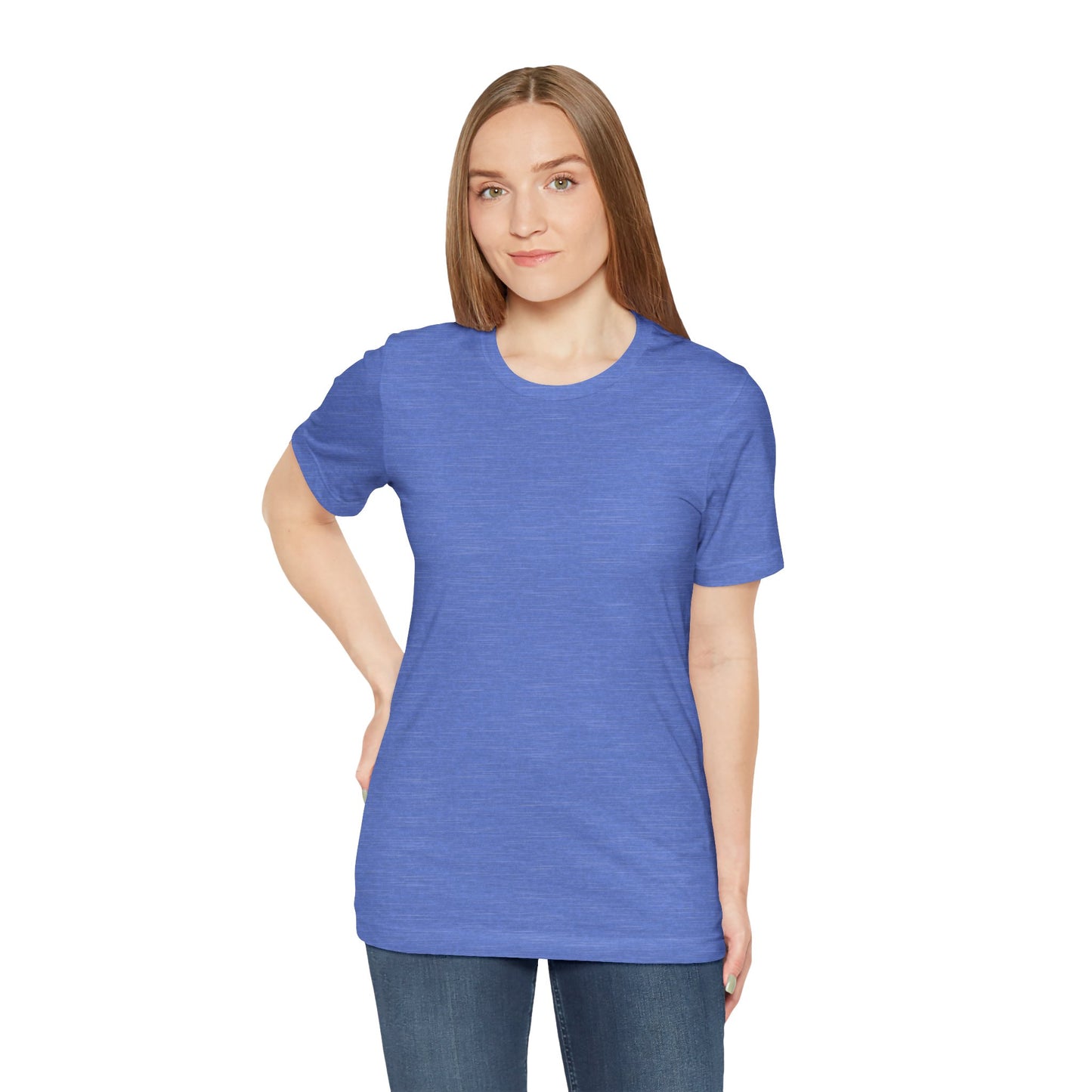 Womens Heather Columbia Blue T Shirts Premium Casual Short Sleeve Shirts Oversized Tops