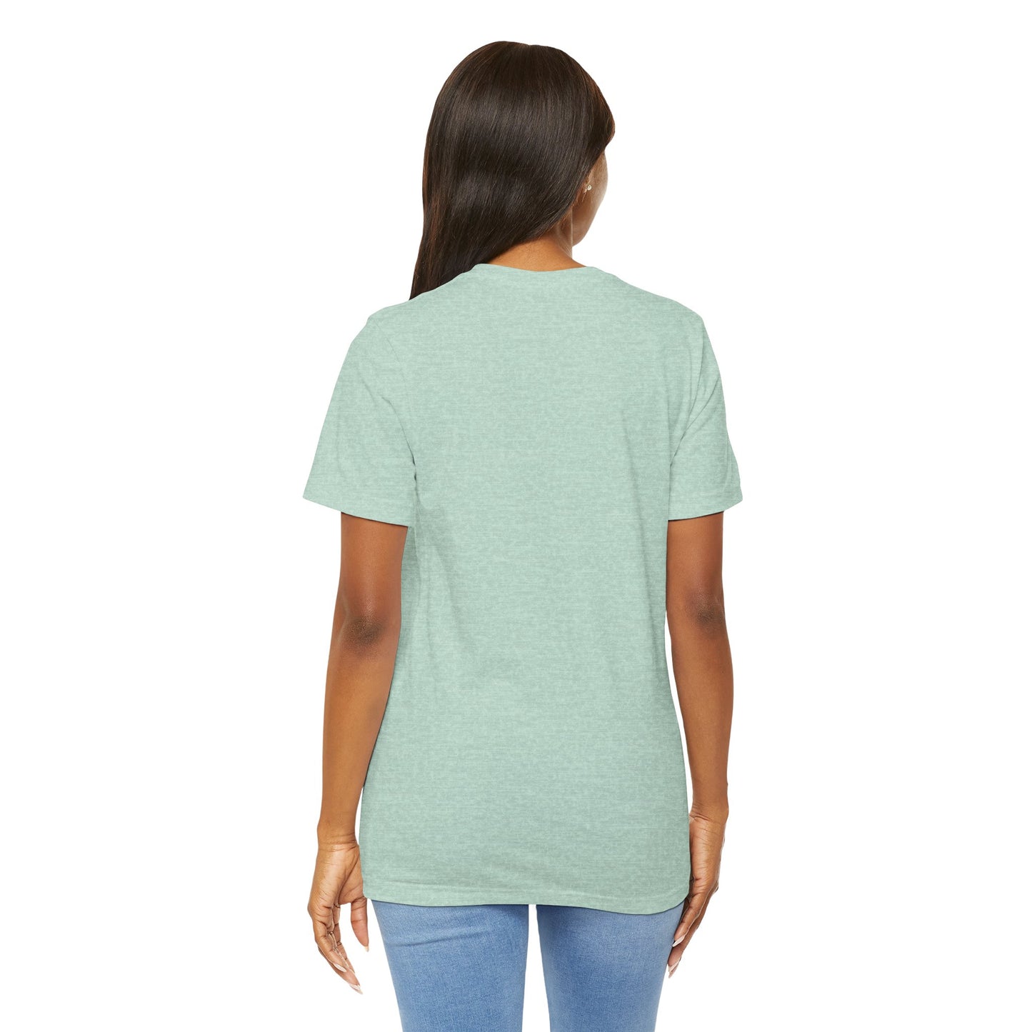 Womens Heather Prism Mint T Shirts Premium Casual Short Sleeve Shirts Oversized Tops