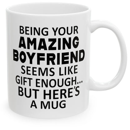 Gifts for Girlfriend from Boyfriend, Girlfriend Birthday Christmas Anniversary Gifts, Funny 11oz Unique Gift Coffee Cup Mug