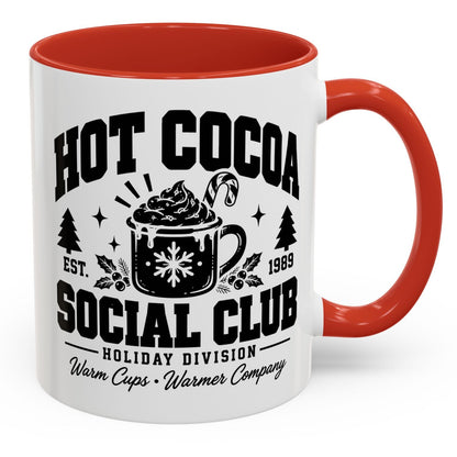 Hot Cocoa Social Club Holiday Division Gift Accent Coffee Mug