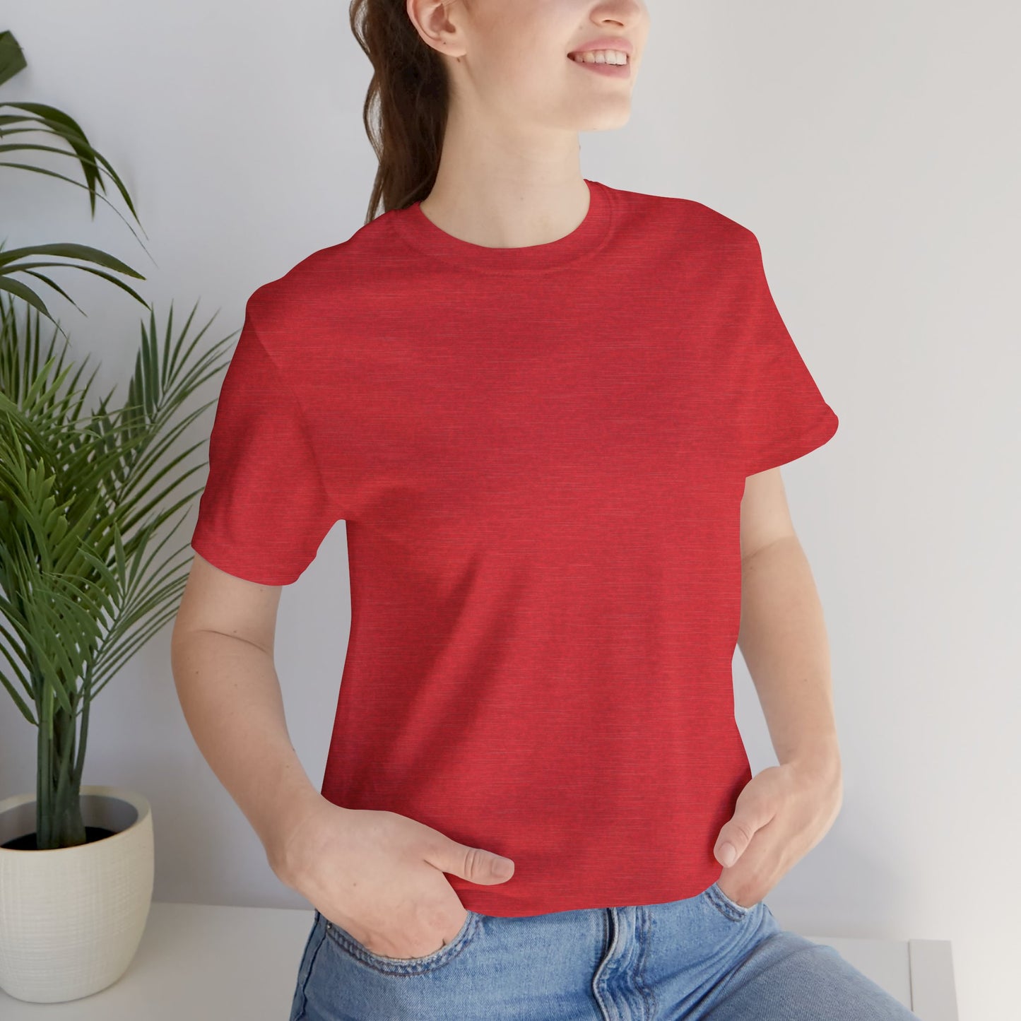 Womens Red T Shirts Premium Casual Short Sleeve Shirts Oversized Tops