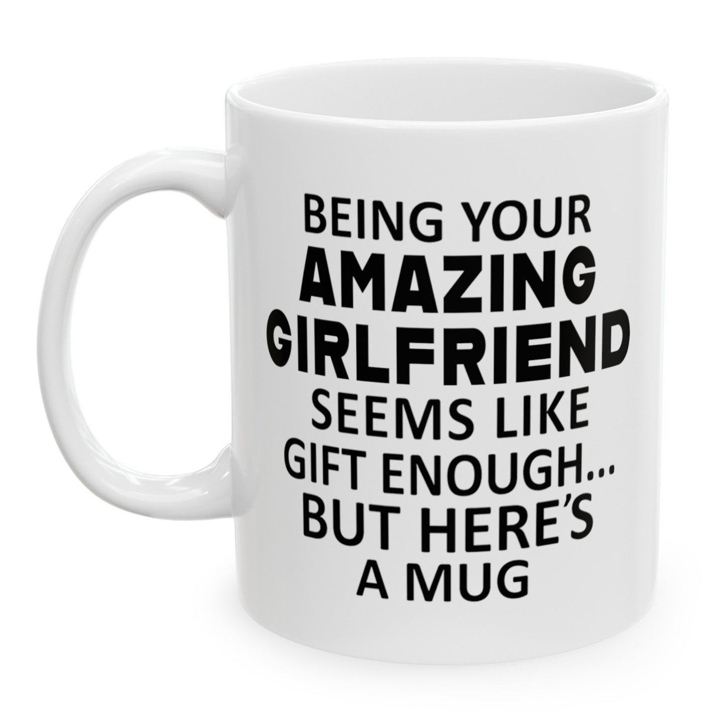 Gifts for Boyfriend from Amazing Girlfriend, Boyfriend Birthday Christmas Anniversary Gifts, Funny 11oz Unique Gift Coffee Cup Mug