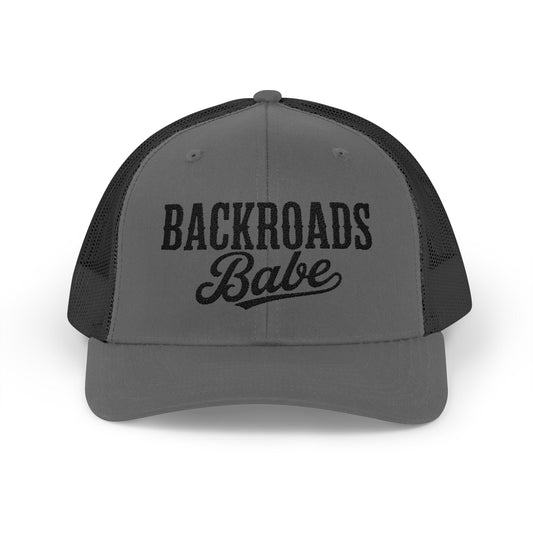 Backroads Babe Trucker Hat For Women Western Trendy Vintage Embroidered Cute Premium Cute Baseball Caps