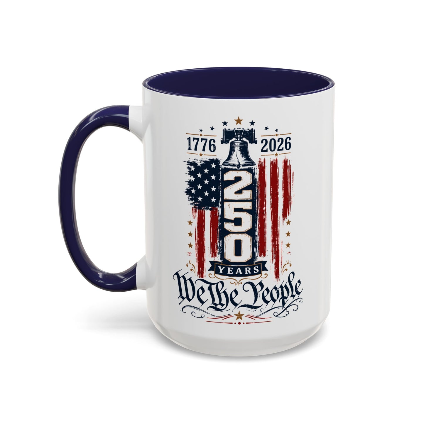 Commemorative 250th Patriotic Gift Accent Coffee Mug