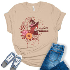 Stay Wild Witches Womens T-Shirt