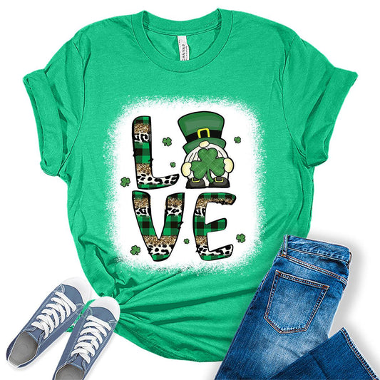 Shamrock Love St. Patrick's Day Shirt For Women