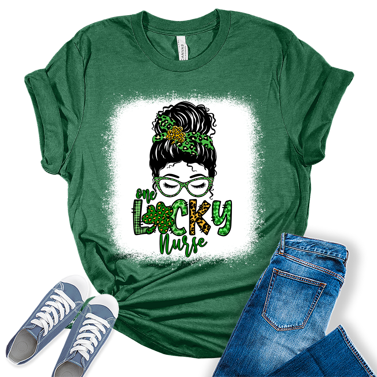 One Lucky Nurse Shirt For Women St. Patrick's Day