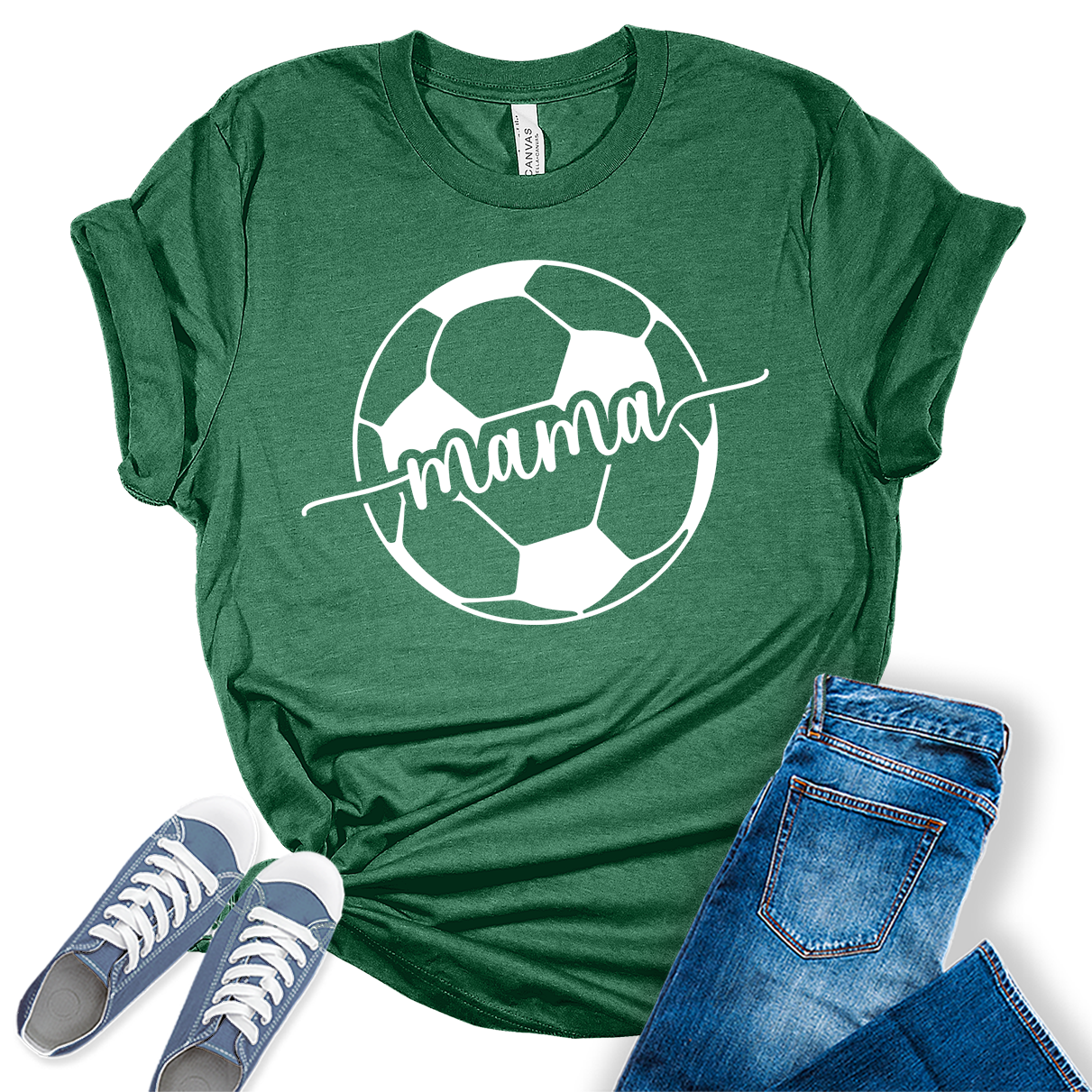 Soccer Mama Graphic Tees for Women