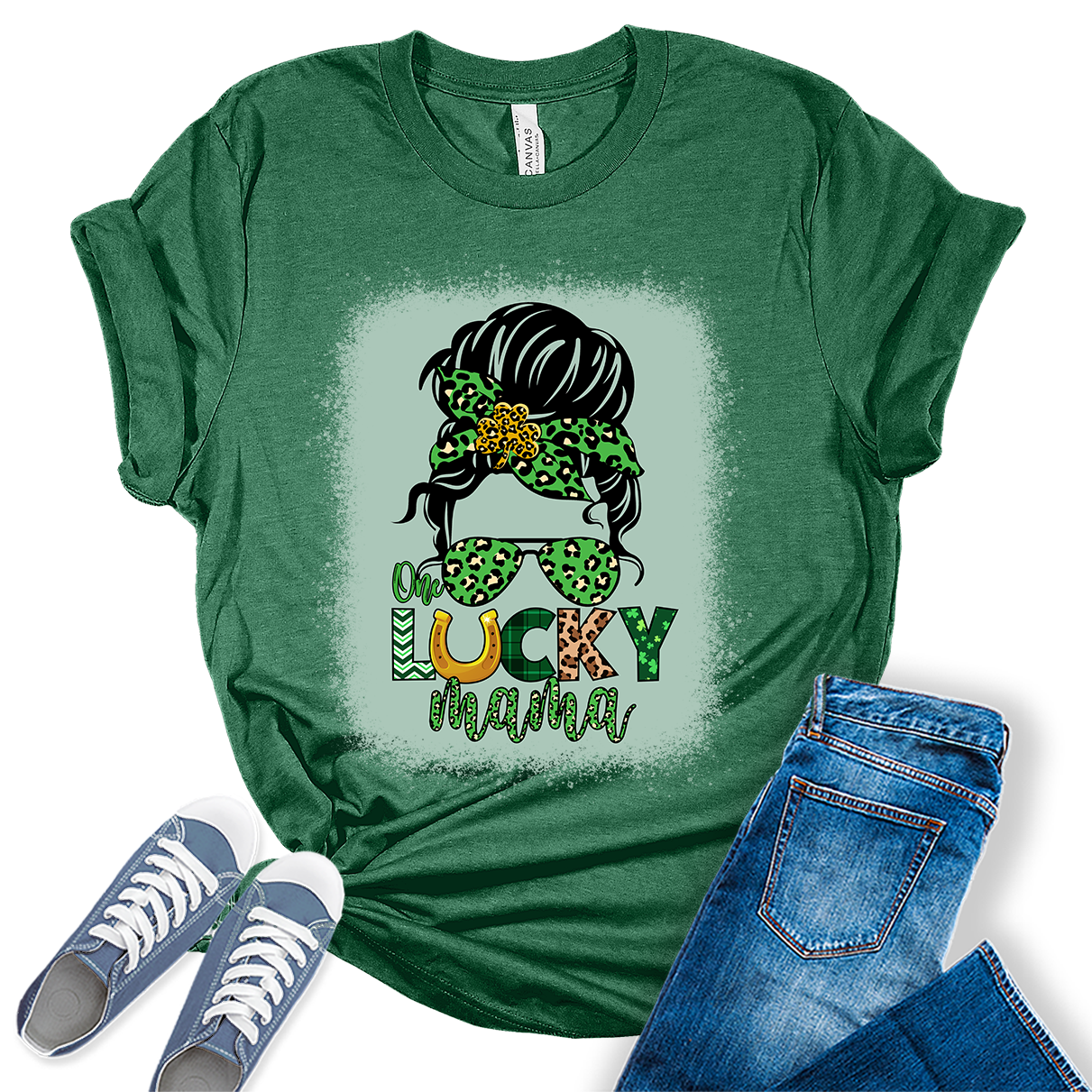 Lucky Mama Shirt For St. Patrick's Day Women Tee
