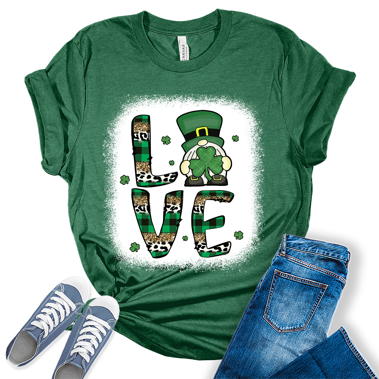 Shamrock Love St. Patrick's Day Shirt For Women