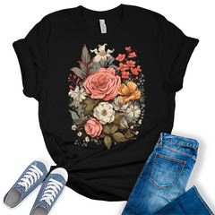 Flowers Graphic Tees for Women