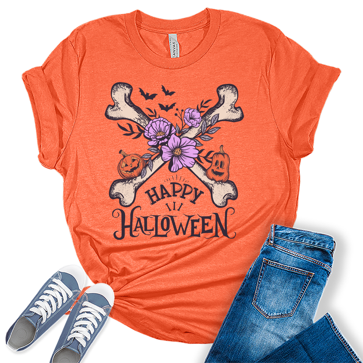 Happy Halloween Womens T-Shirt