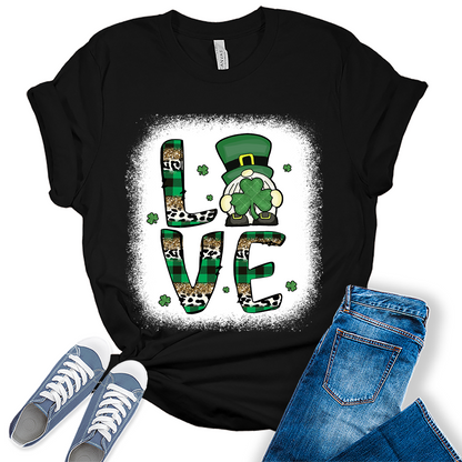 Shamrock Love St. Patrick's Day Shirt For Women