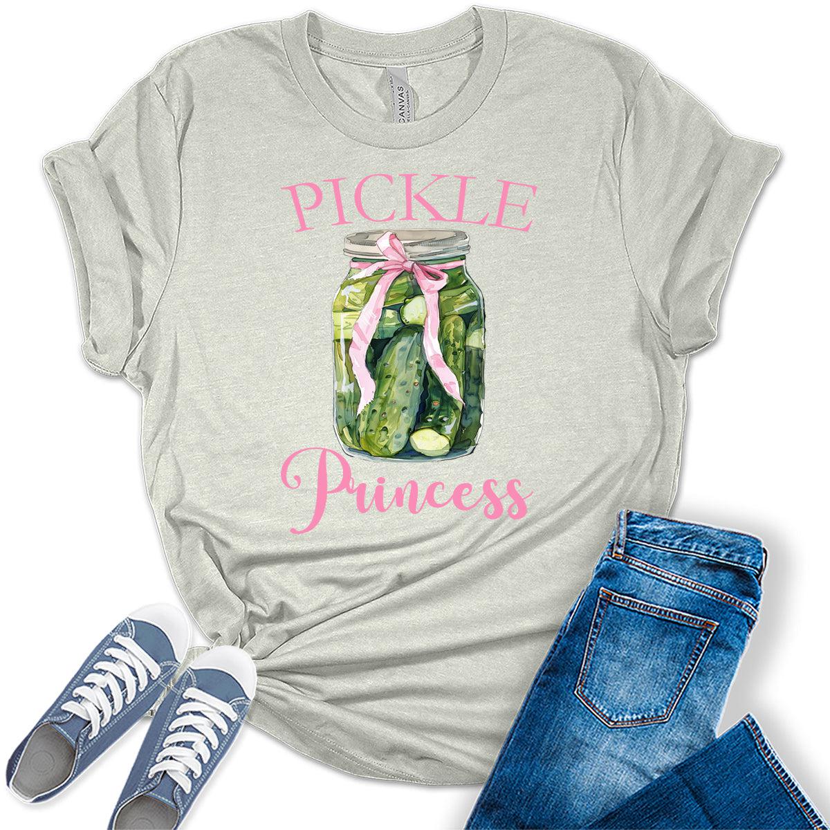 Pickle Princess Funny Coquette Pickle Teen T-shirt