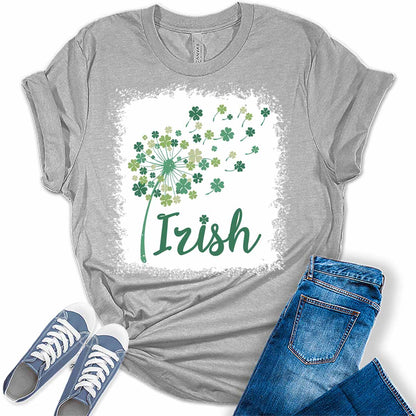 Irish Shamrock Ireland Clover St. Patrick's Day Shirt For Women