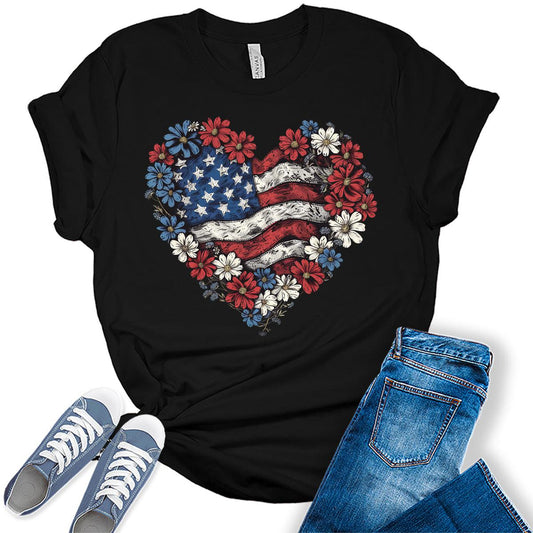 Womens 4th of July Graphic Tees