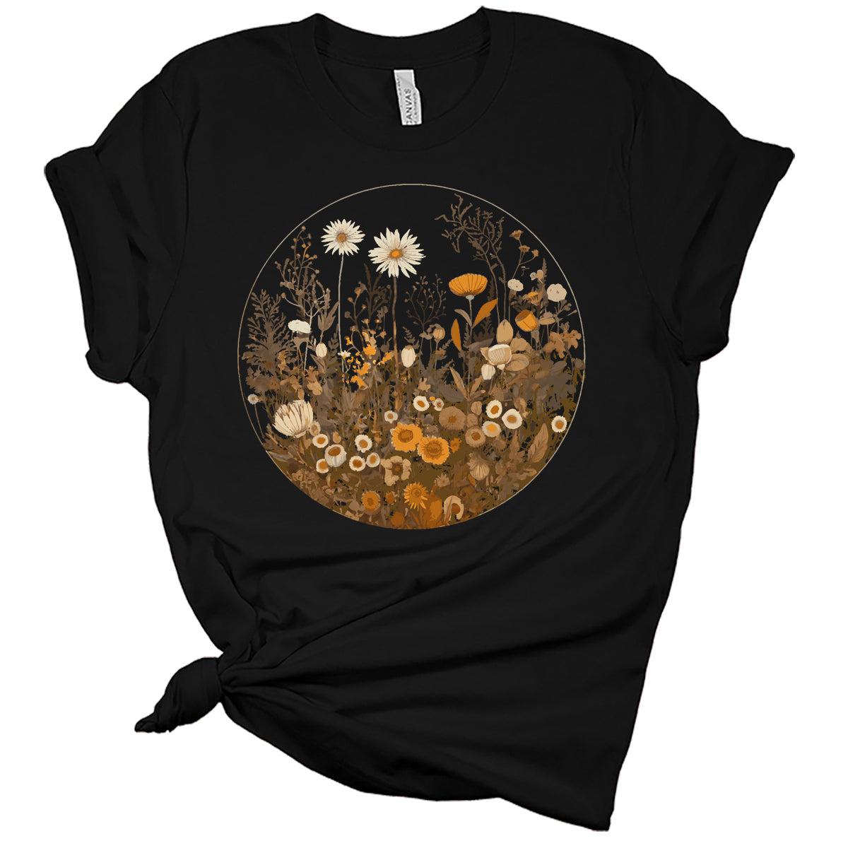 Daisy Moon Wildflower Graphic Tees for Women