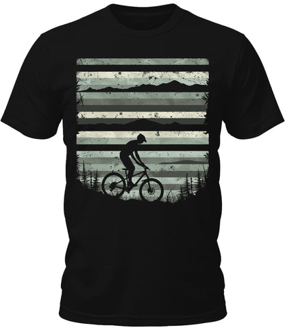 Mens Mountain Biking Cycling Graphic Tee Cool Premium Tshirt