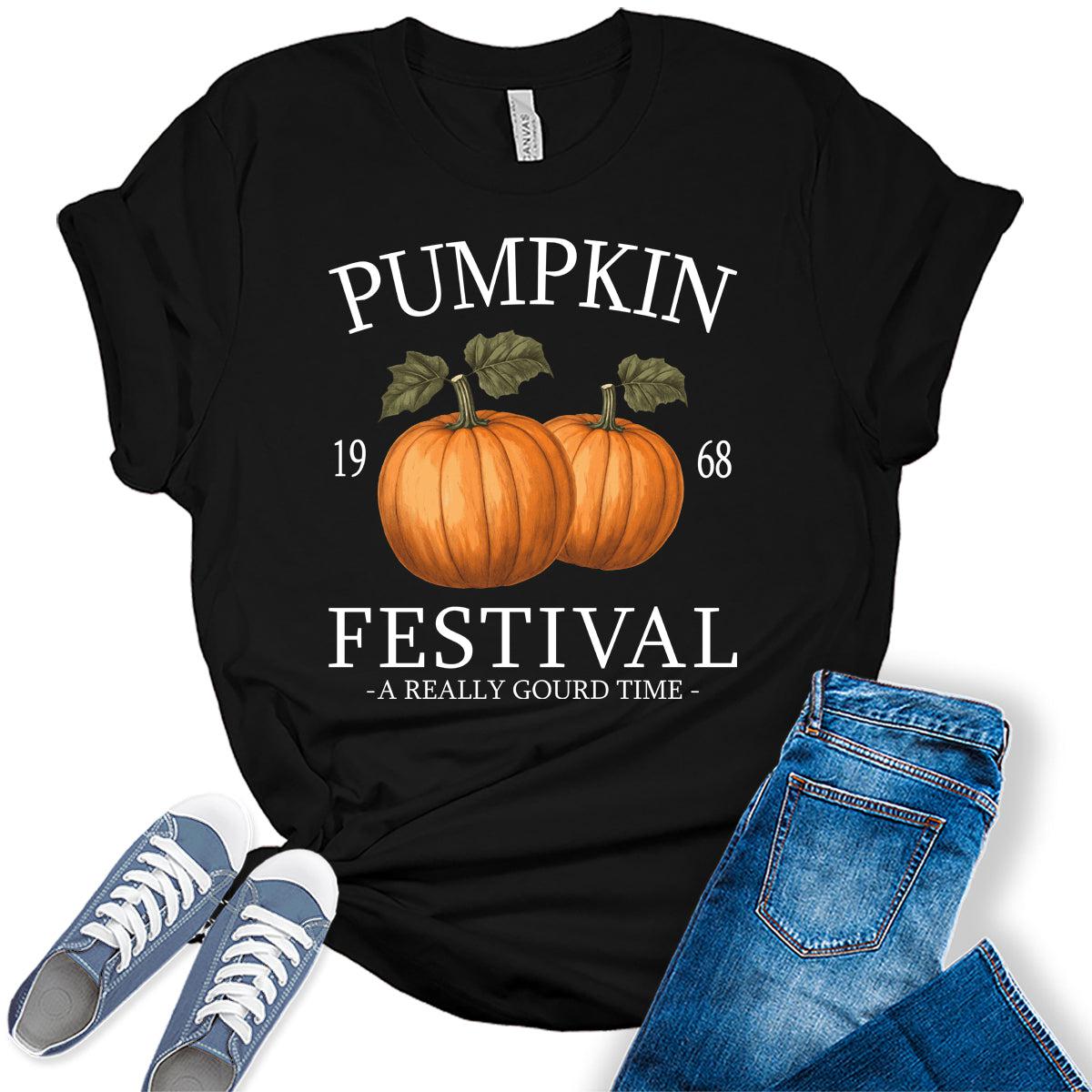 Womens Pumpkin Festival Graphic Tees