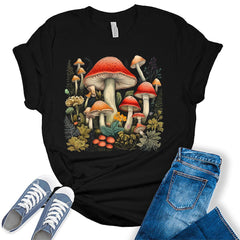 Mushroom Cottagecore Aesthetic Women's Graphic Tee