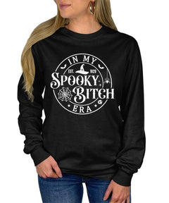 In My Spooky Bitch Era Funny Womens Halloween Long Sleeve T-Shirt