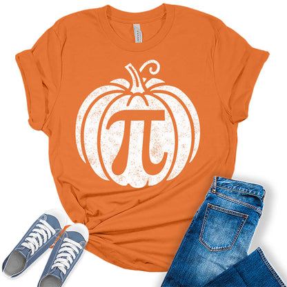 Fall Pumpkin Pie Funny Graphic Tees For Women