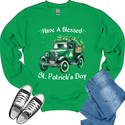 Have A Blessed St Patrick's Day Crewneck Sweatshirt