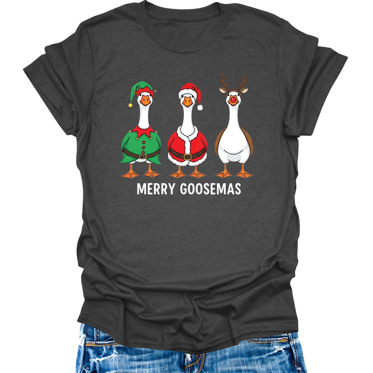 Christmas Shirts For Women Graphic Tees Merry Xmas Holiday Casual Short Sleeve Tops