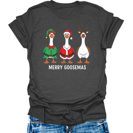 Christmas Shirts For Women Graphic Tees Merry Xmas Holiday Casual Short Sleeve Tops