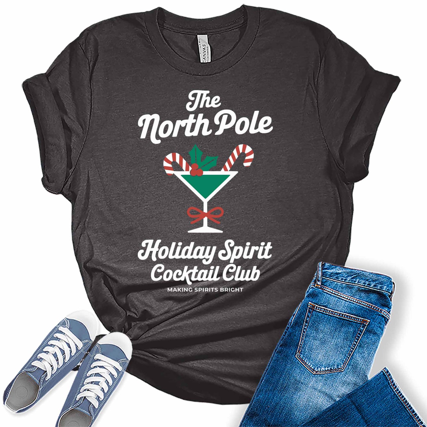 Women's North Pole Cocktail Club Graphic Tees