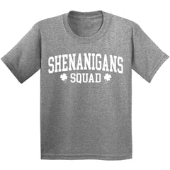 Shenanigans Squad St Patrick's Day Shamrock Youth Graphic Tee