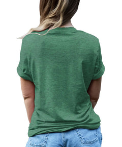 Floral Pine Cone Wild Flower T-shirt For Women
