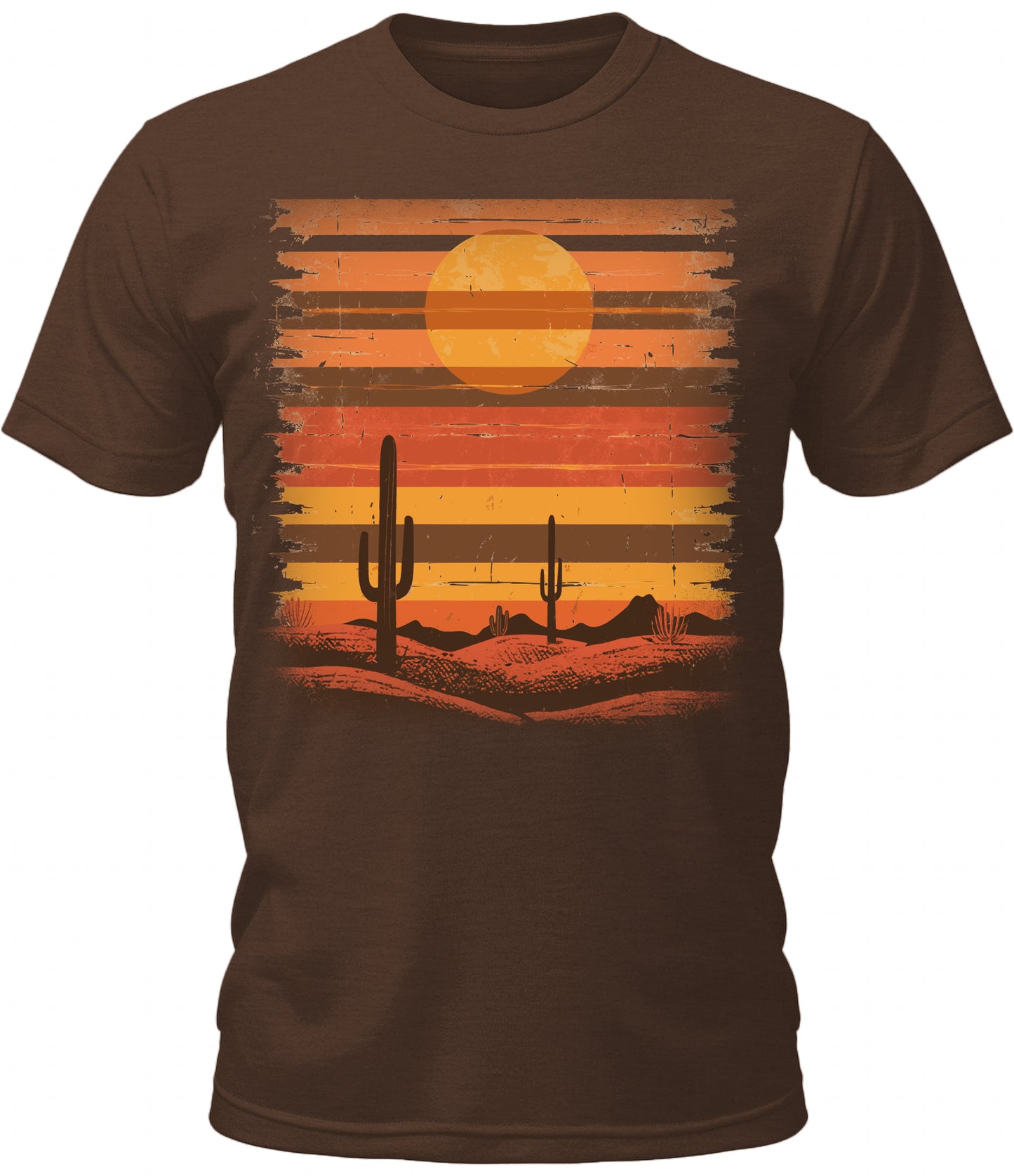 Mens Cactus Desert Graphic Tee Cool Premium Tshirt