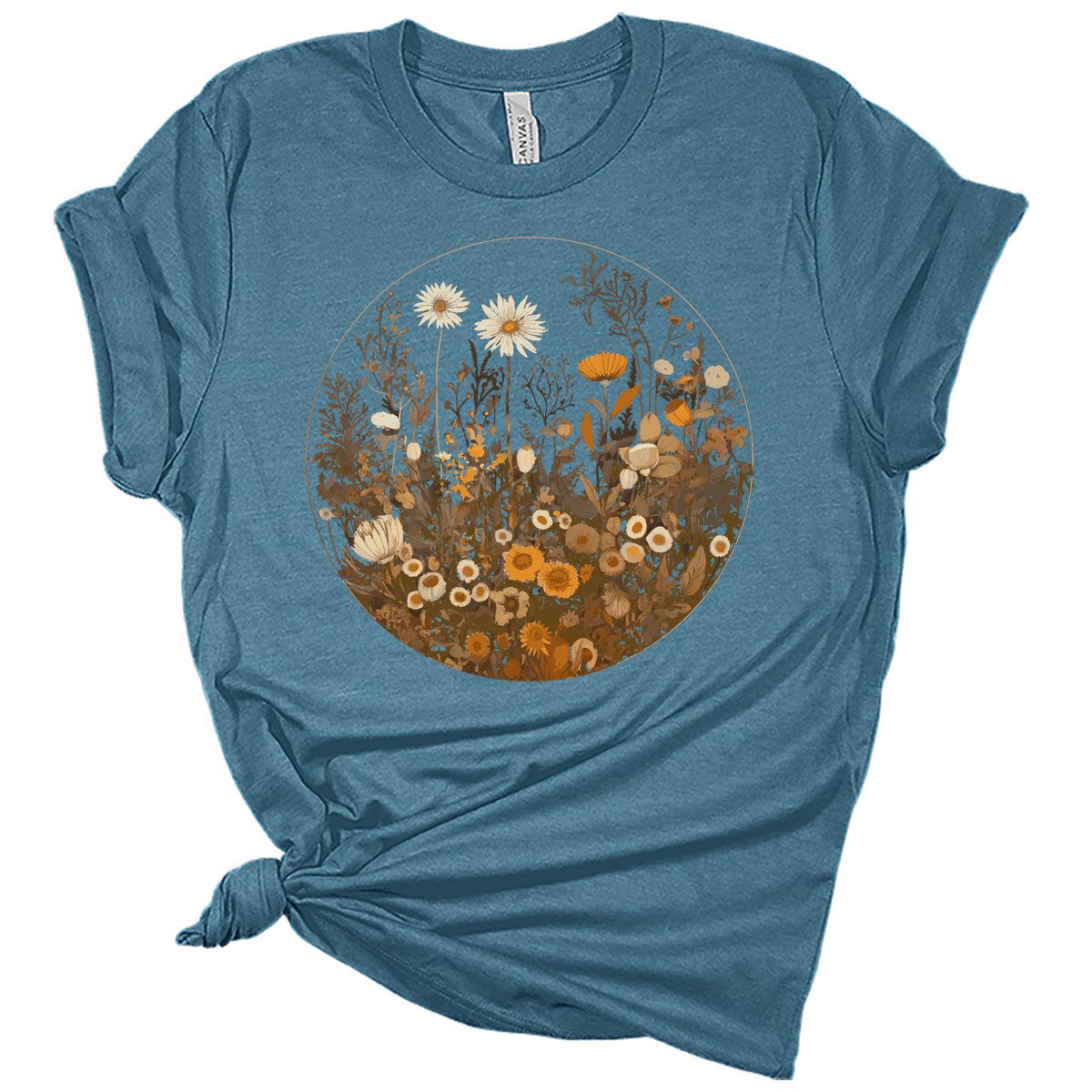 Daisy Moon Wildflower Graphic Tees for Women